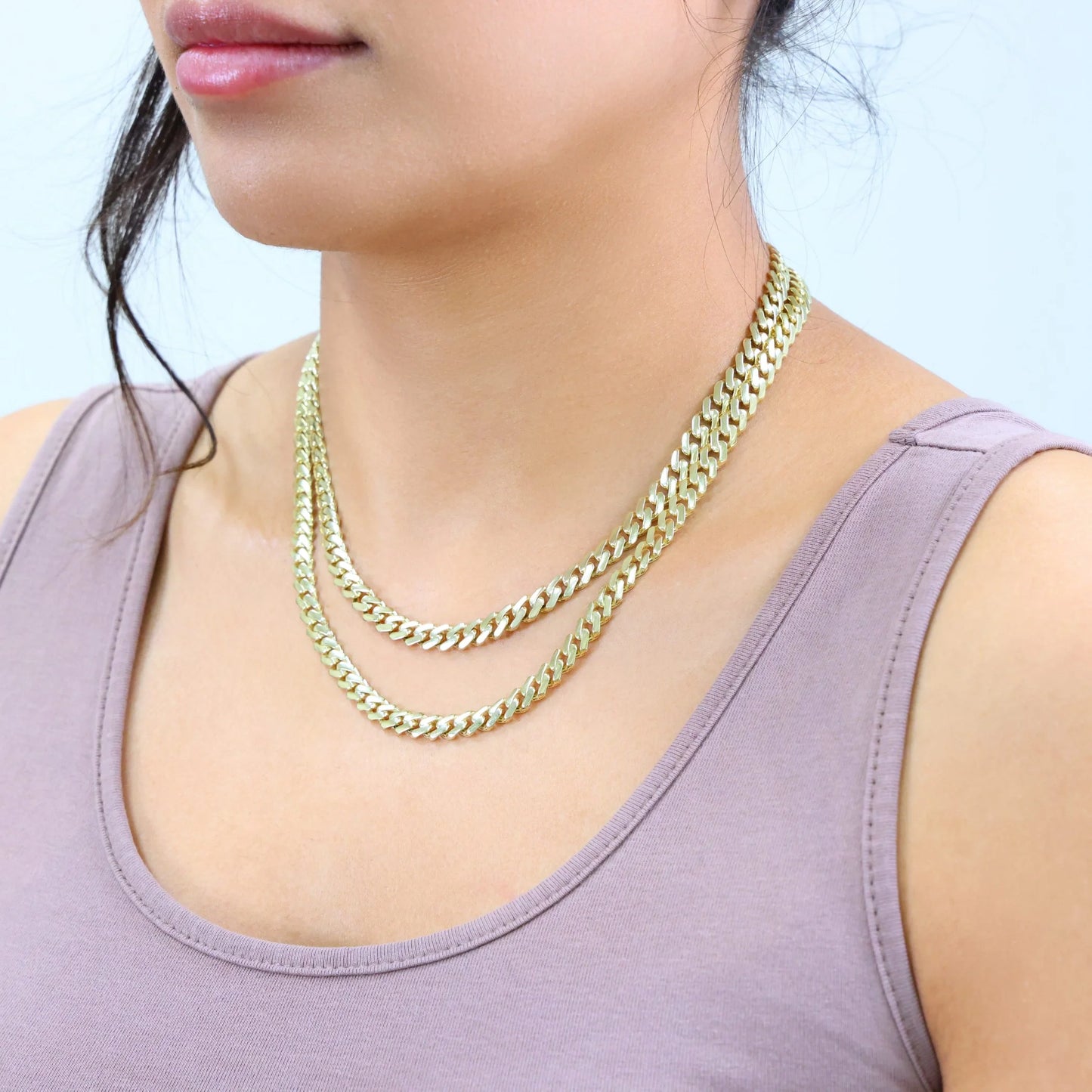 Souverel Royal Monaco Miami Cuban Link Ketting 6mm – 14K Geelgoud