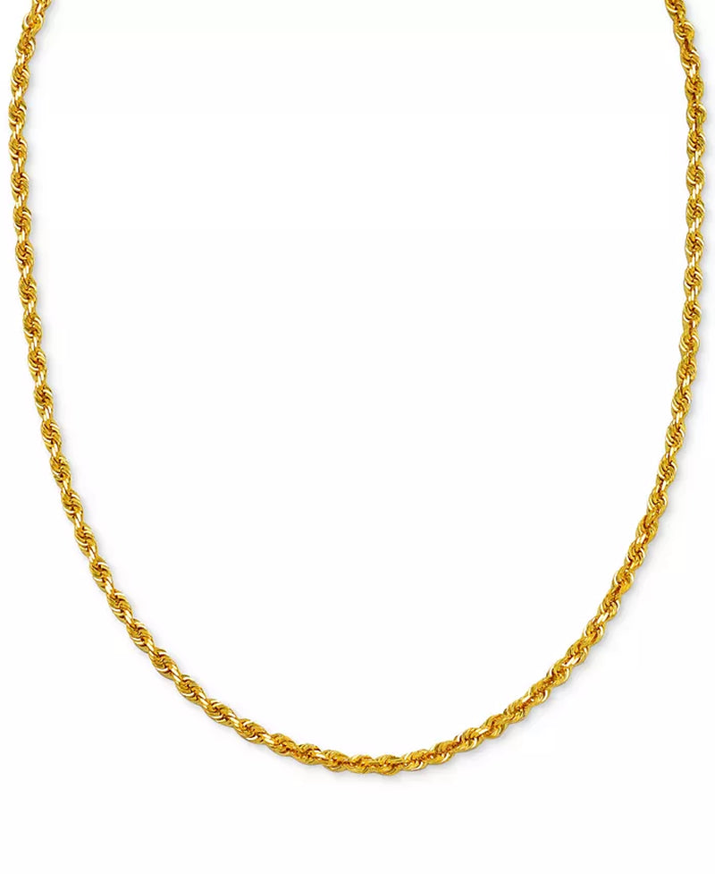 Souverel 14k Gouden Rope Chain Ketting