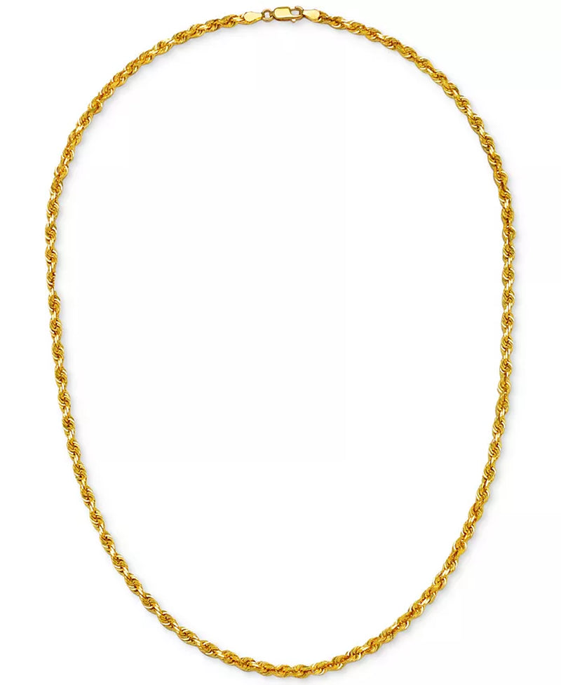 Souverel 14k Gouden Rope Chain Ketting 