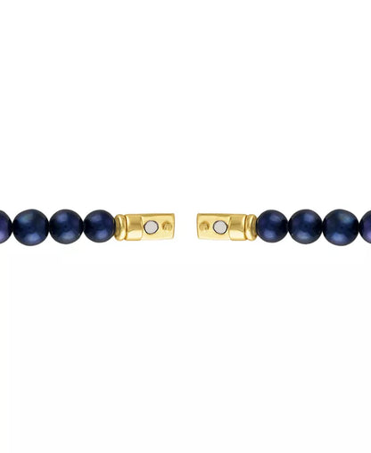 Souverel – Marine Star Armband met Navy Freshwater Parels en Diamanten