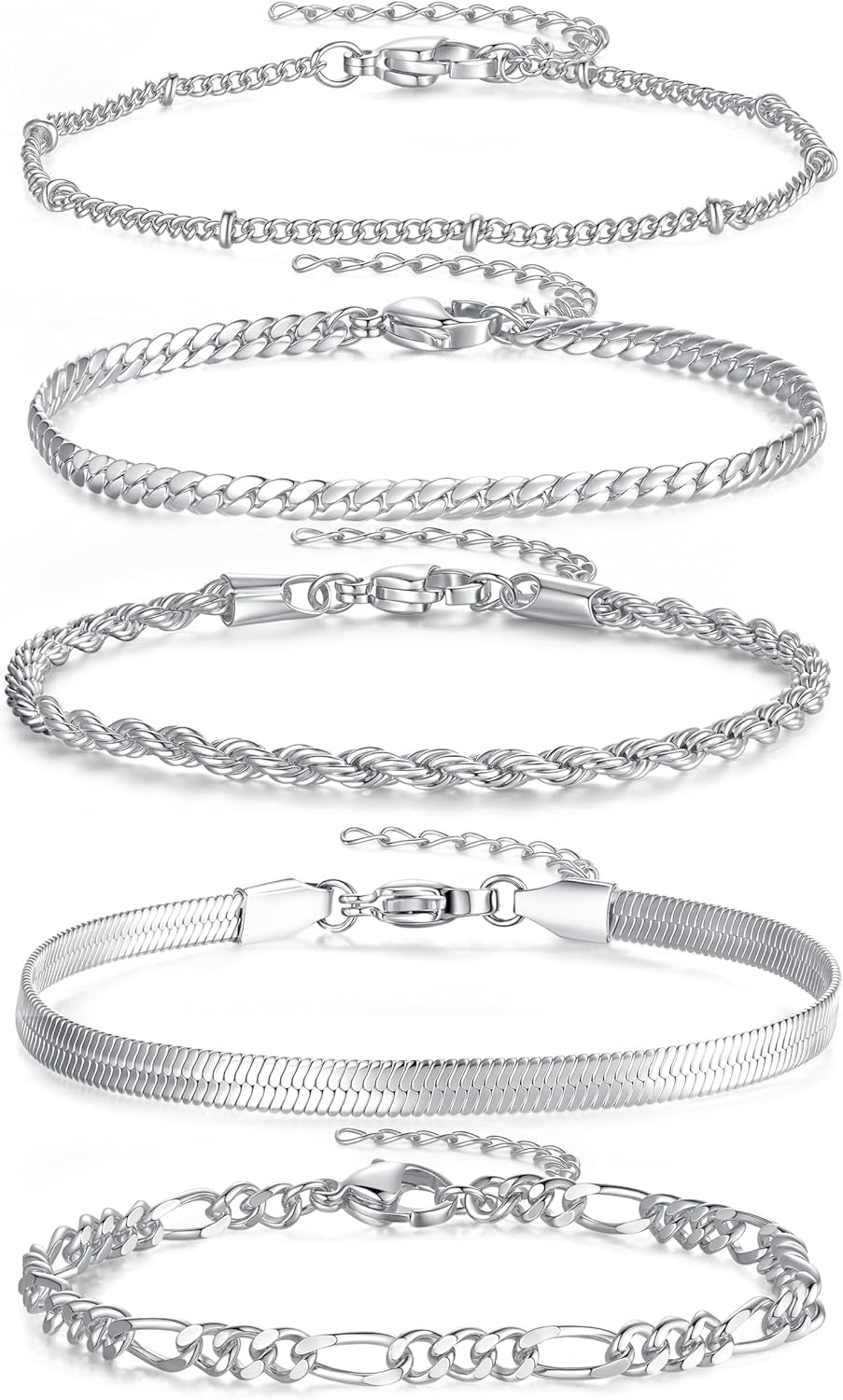 Souverel 5-Delige Stackable Armband Set 