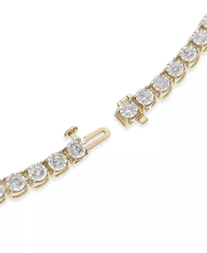 Souverel – Elegant Tennisarmband met Fonkelende Diamanten