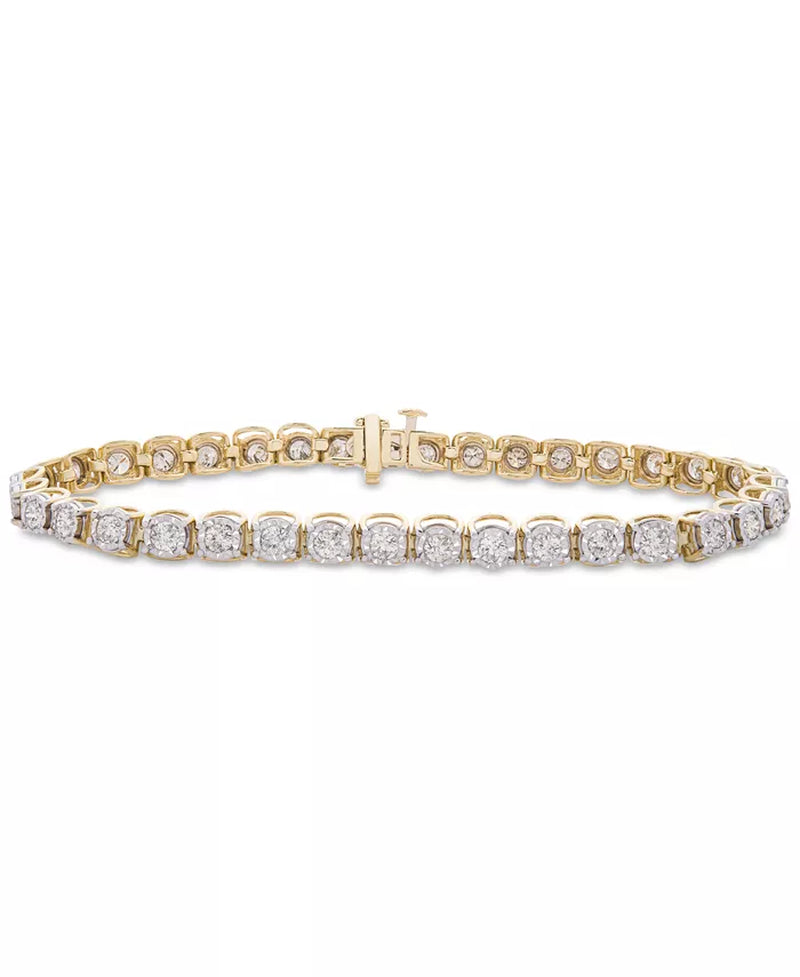 Souverel – Elegant Tennisarmband met Fonkelende Diamanten