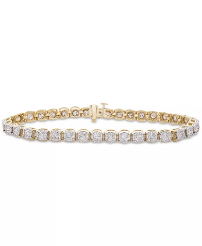 Souverel – Elegant Tennisarmband met Fonkelende Diamanten