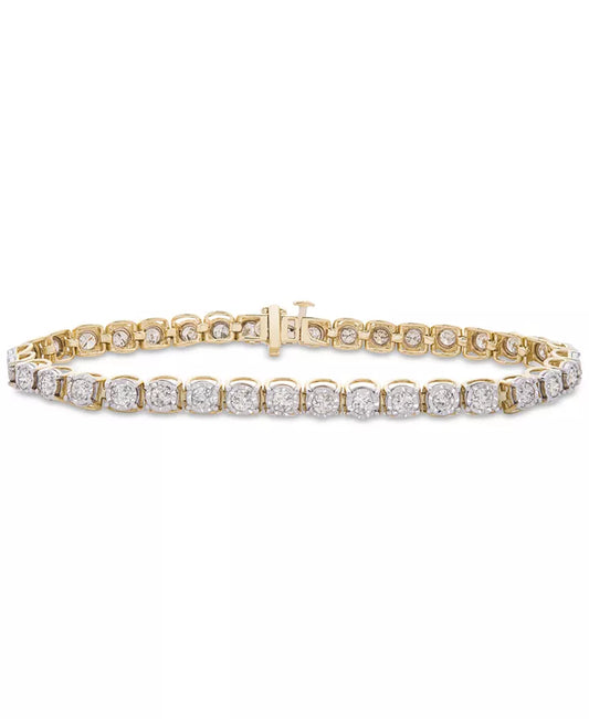 Souverel – Elegant Tennisarmband met Fonkelende Diamanten