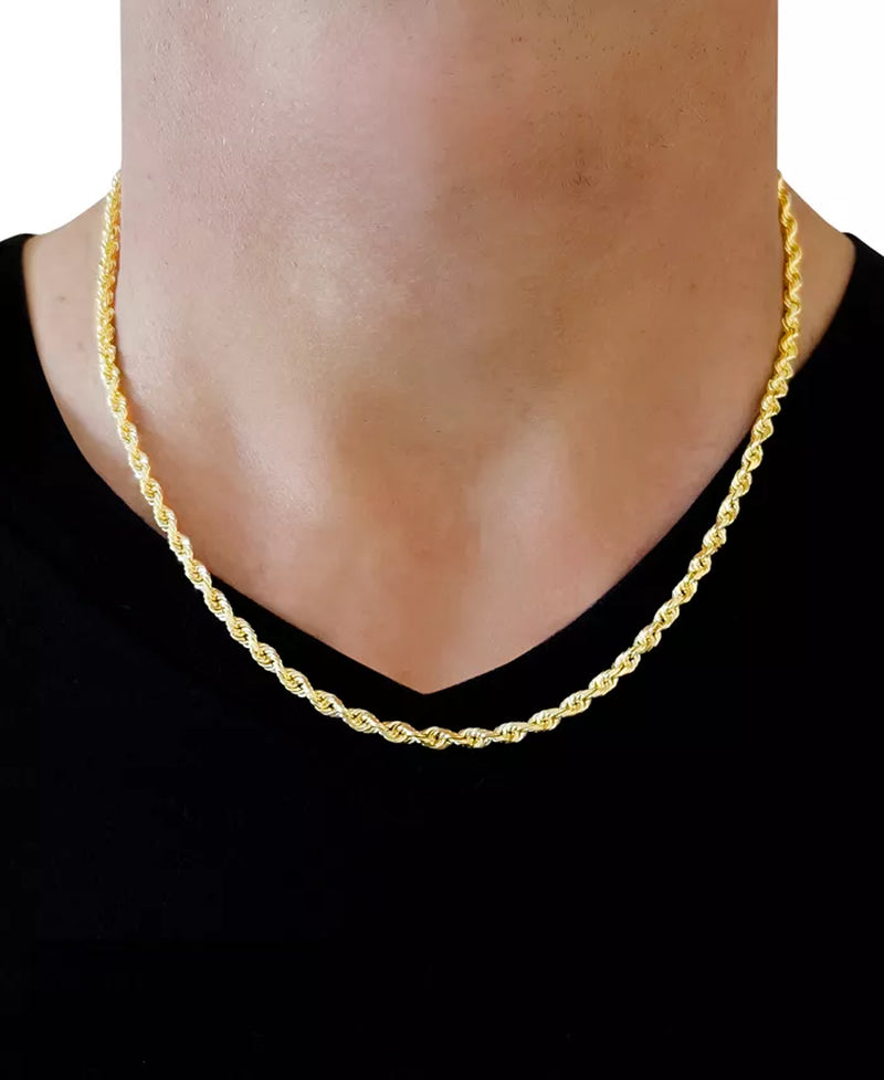 Souverel 14k Gouden Rope Chain Ketting 