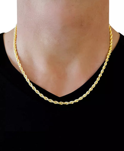 Souverel 14k Gouden Rope Chain Ketting 