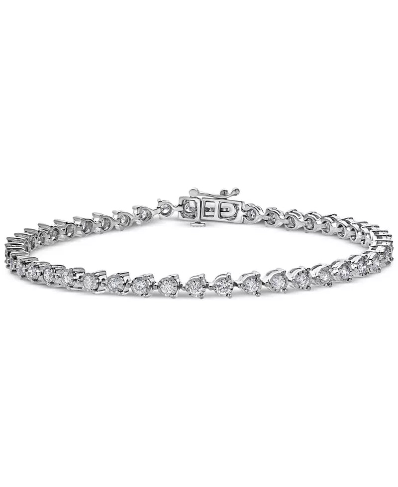 Souverel – 14k Witgouden Armband met Diamanten