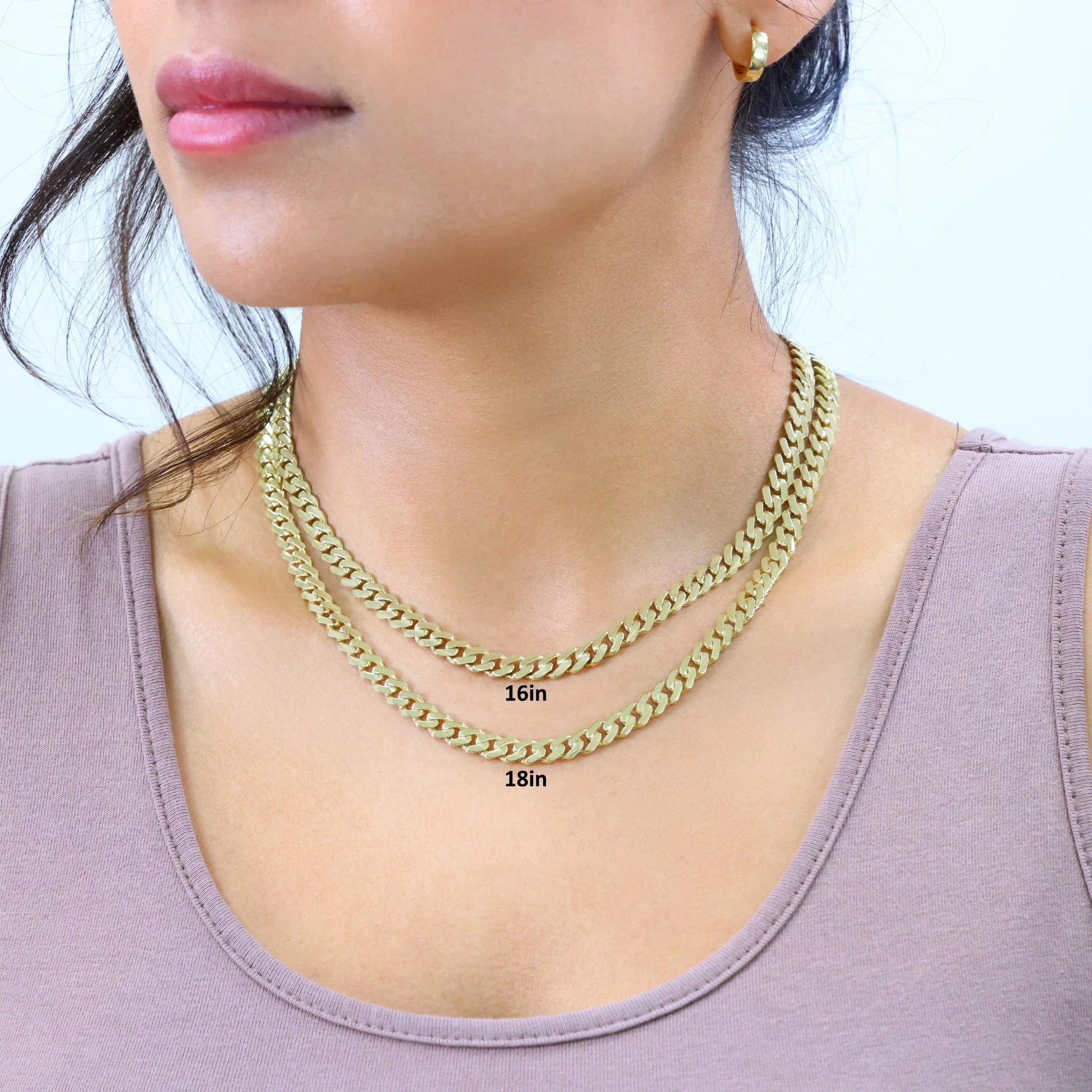 Souverel Royal Monaco Miami Cuban Link Ketting 6mm – 14K Geelgoud 
