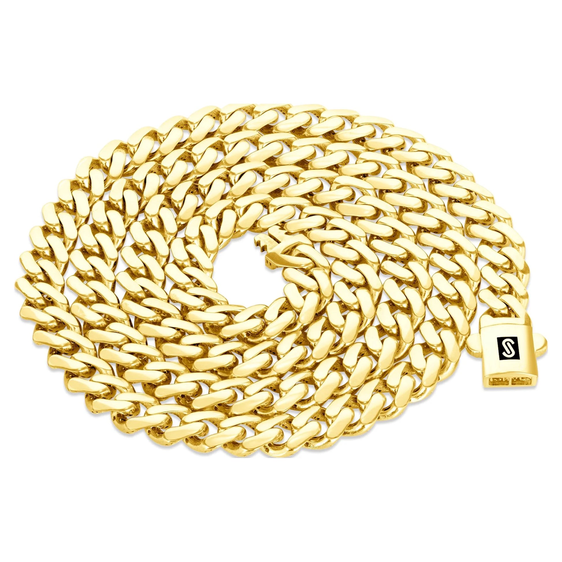Souverel Royal Monaco Miami Cuban Link Ketting 6mm – 14K Geelgoud 