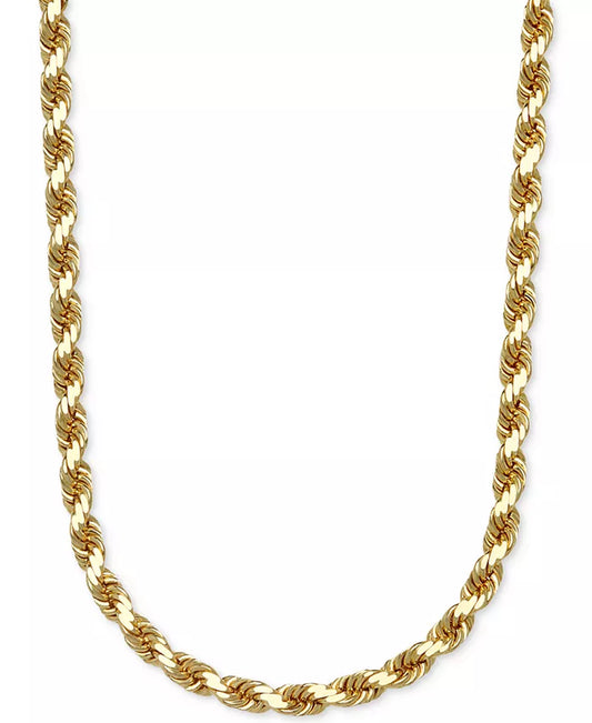 Souverel 14k Gouden Rope Chain Ketting 
