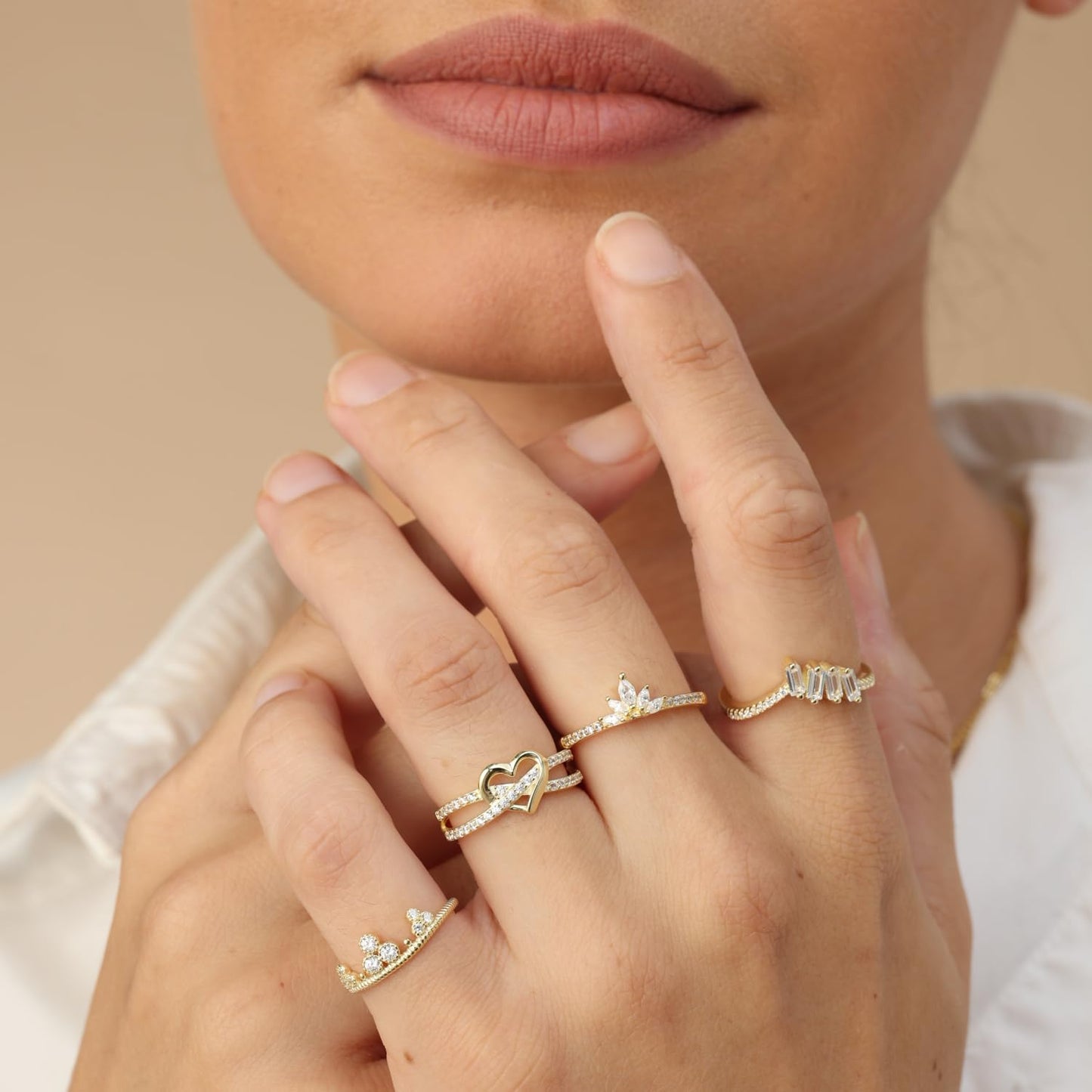 Souverel Infinity Heart Promise Ring – Tijdloze beloftering met natuurlijke diamant