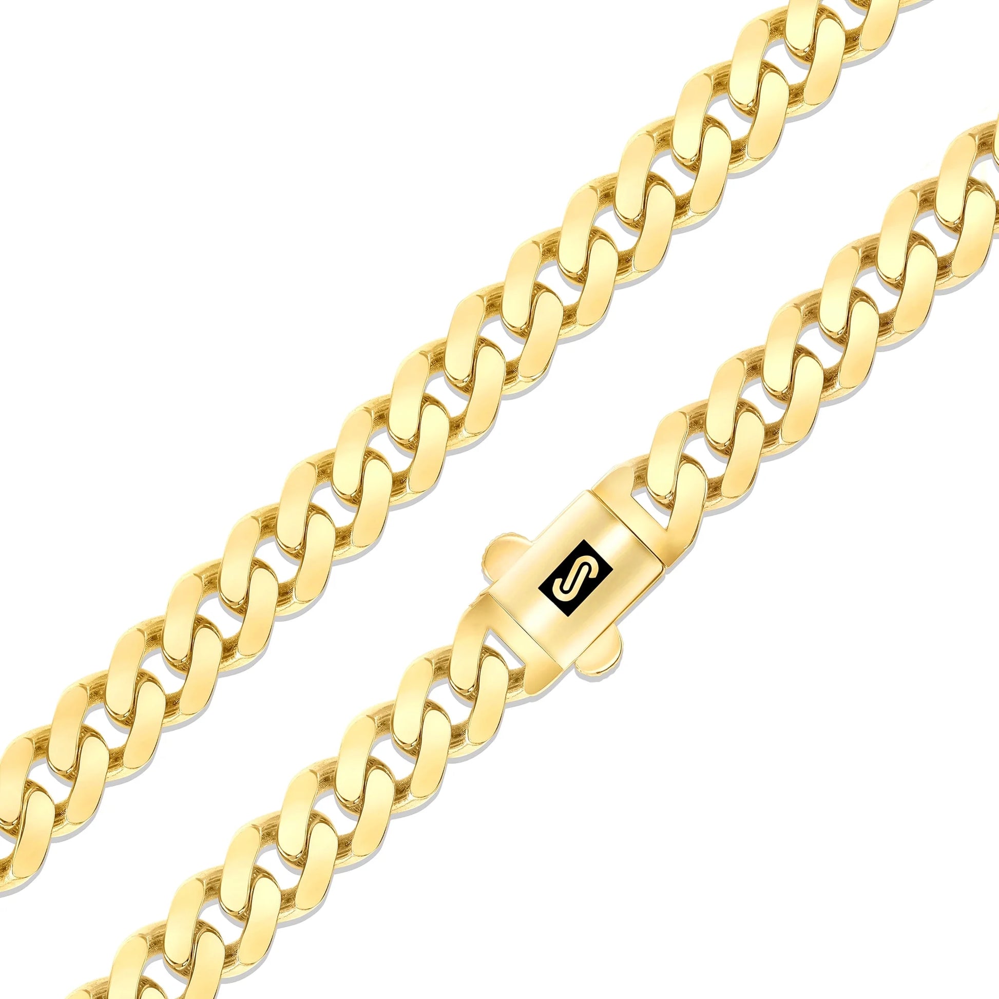 Souverel Royal Monaco Miami Cuban Link Ketting 6mm – 14K Geelgoud 