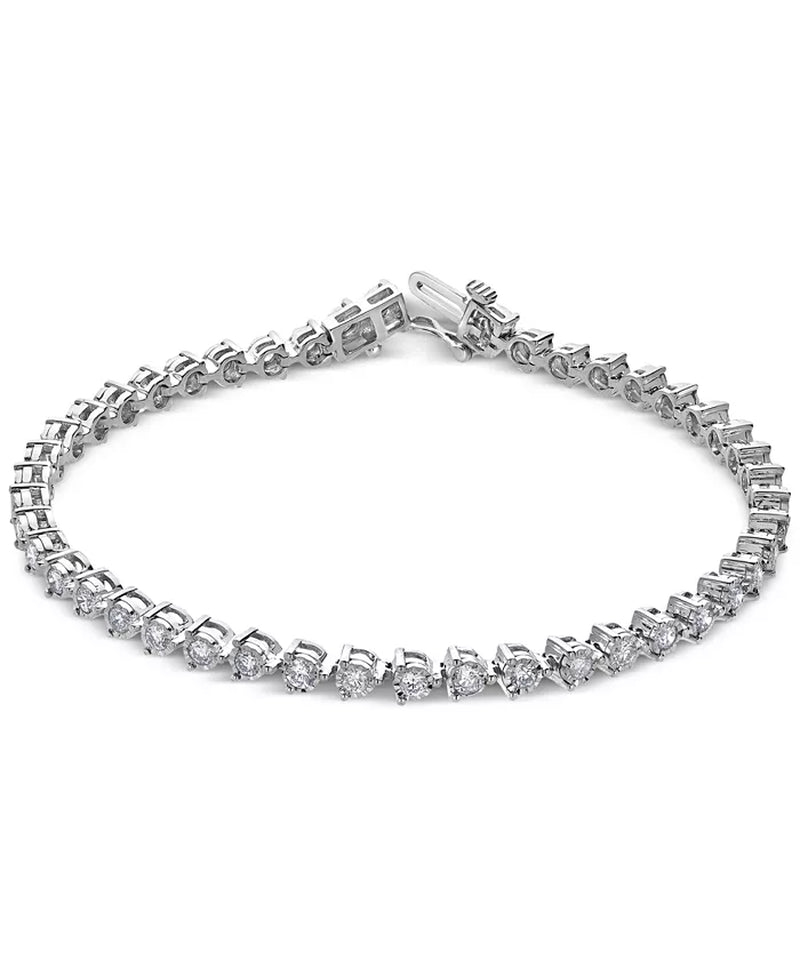 Souverel – 14k Witgouden Armband met Diamanten
