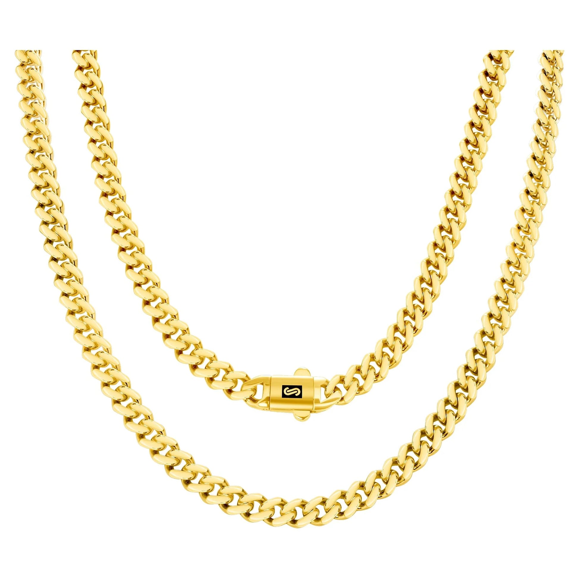Souverel Royal Monaco Miami Cuban Link Ketting 6mm – 14K Geelgoud 