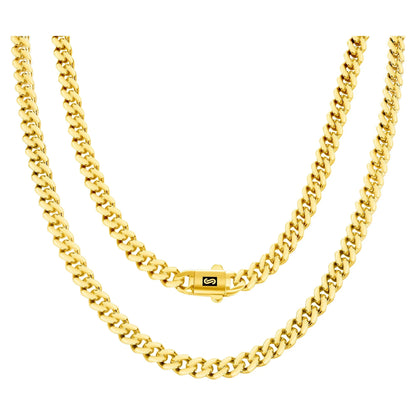 Souverel Royal Monaco Miami Cuban Link Ketting 6mm – 14K Geelgoud 