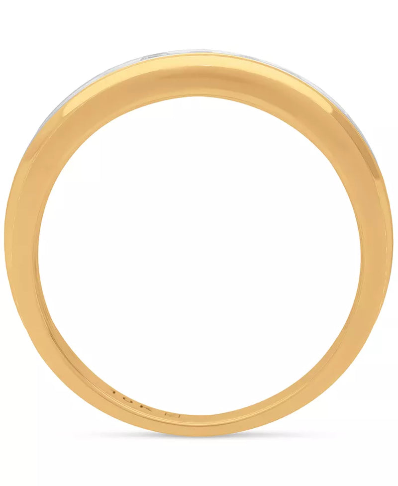 Souverel Herenring met Diamanten – 10K Goud,